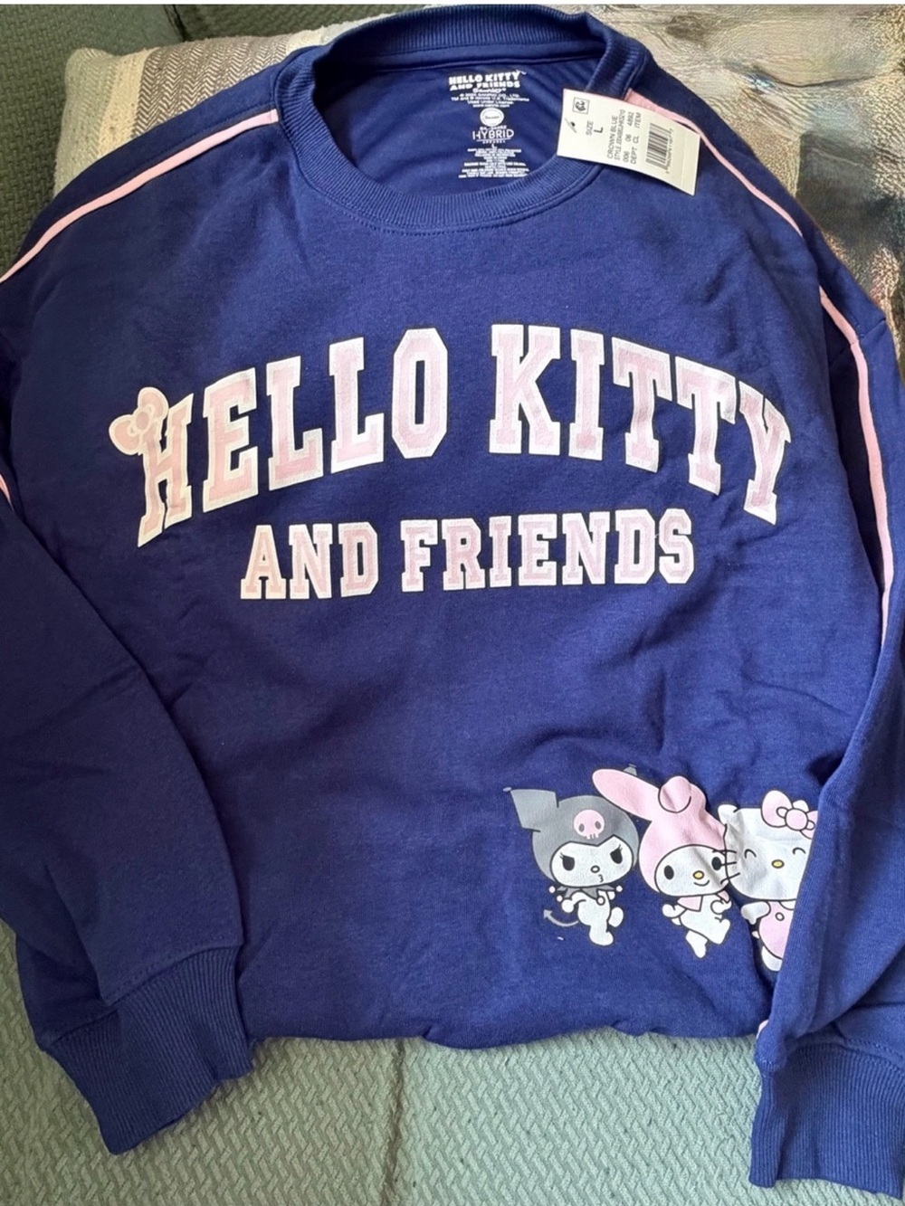 Hello Kitty And Friends Navy & Pink Graphic Sweatshirt